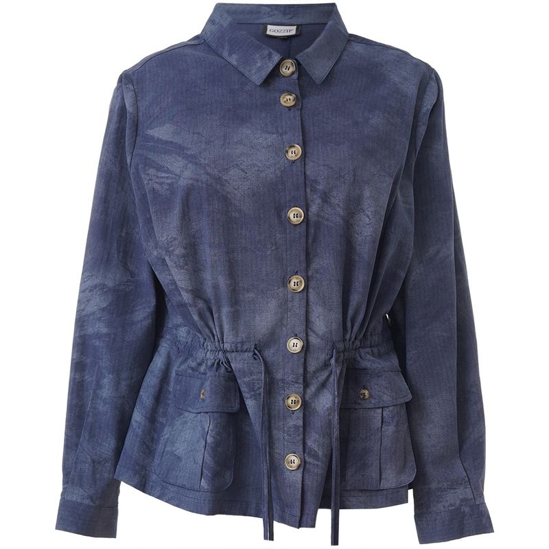 GLaura Shirt Jacket Blue