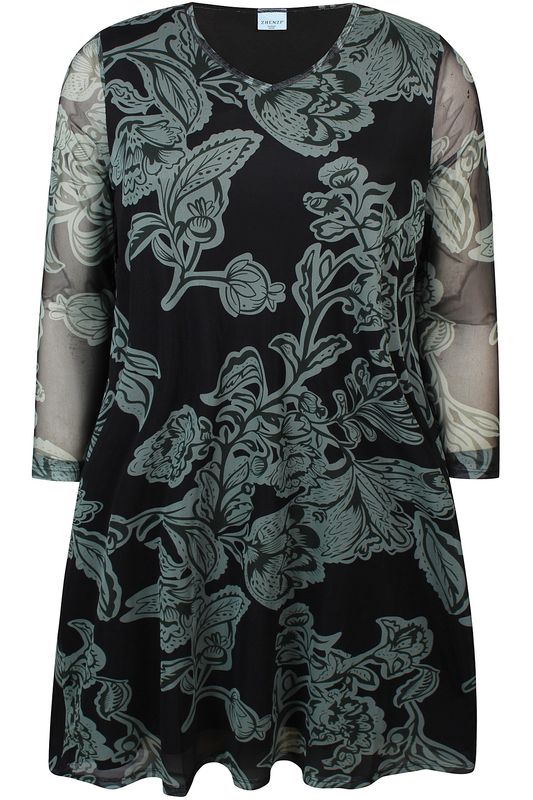 Zh-Adley 1174-Dress L/S Clary sage