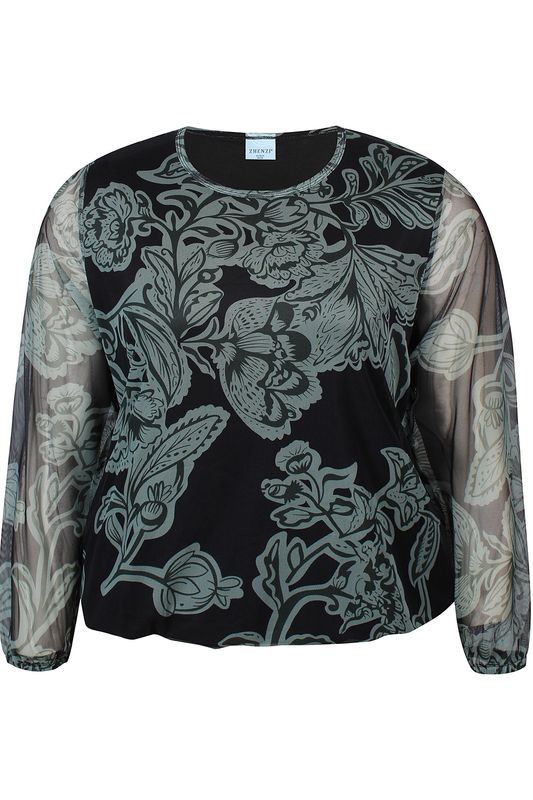 Zh-Adley 1173-Blouse ¾ Clary sage