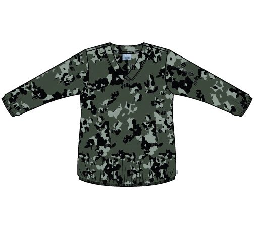 Zh-Sylva 1172-Blouse ¾ Deep forrest