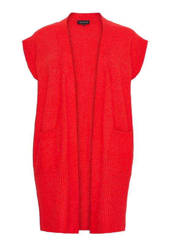 Long waistcoat Tomato Red