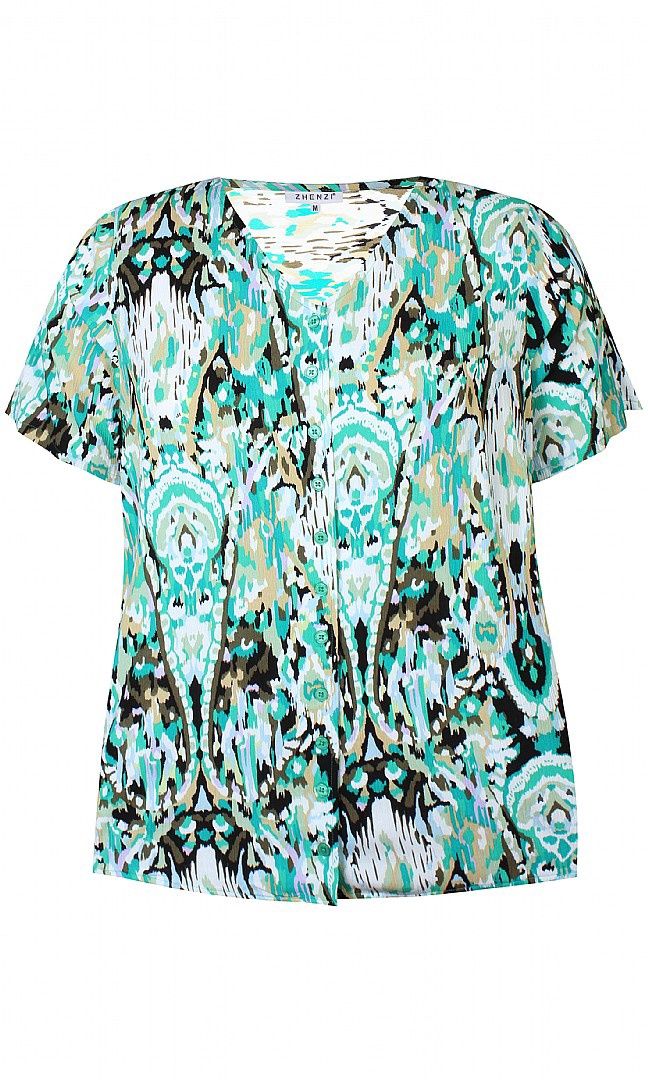 Blouse Kimber green grass