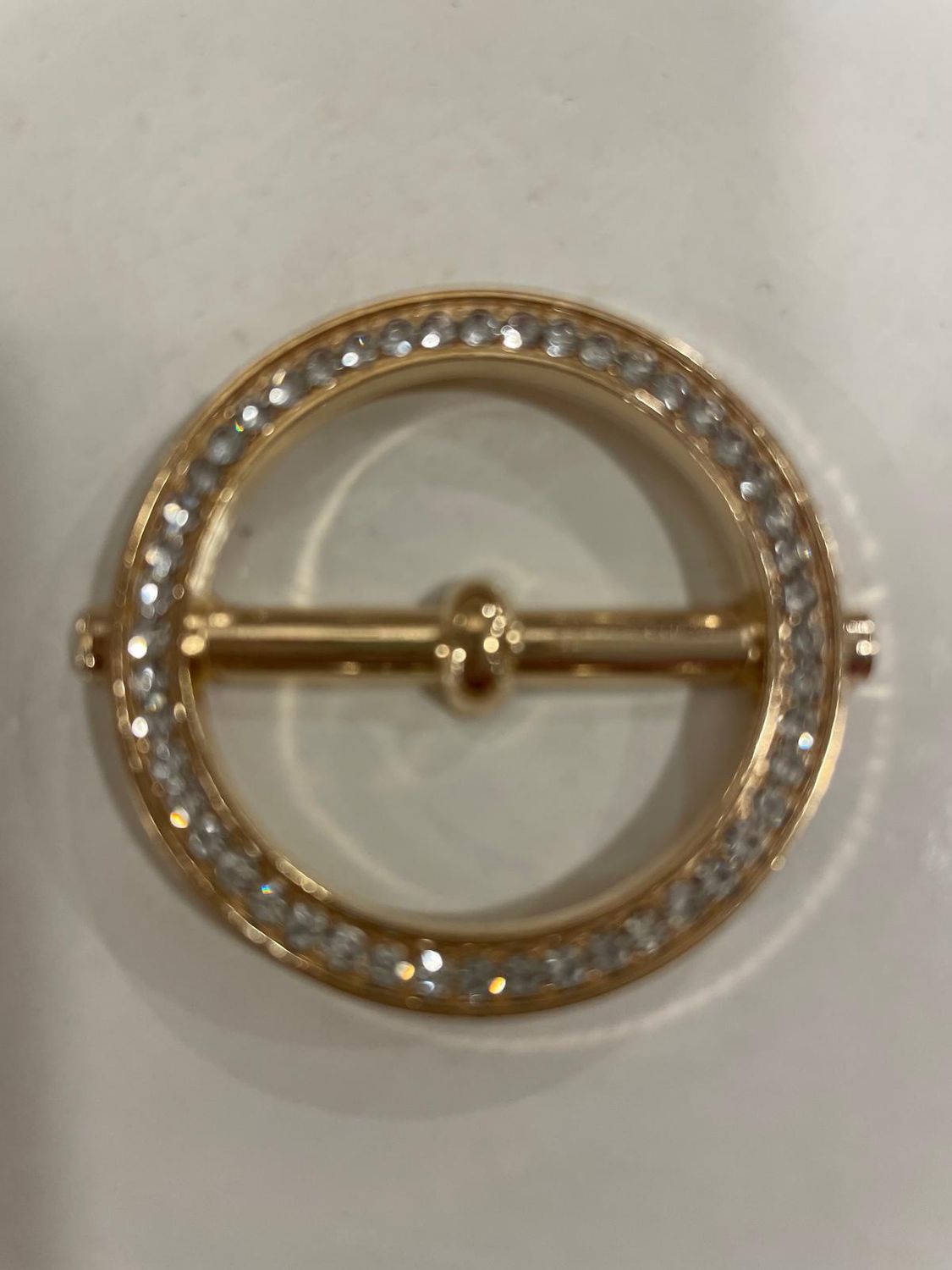 Vestring strass, Size: goud