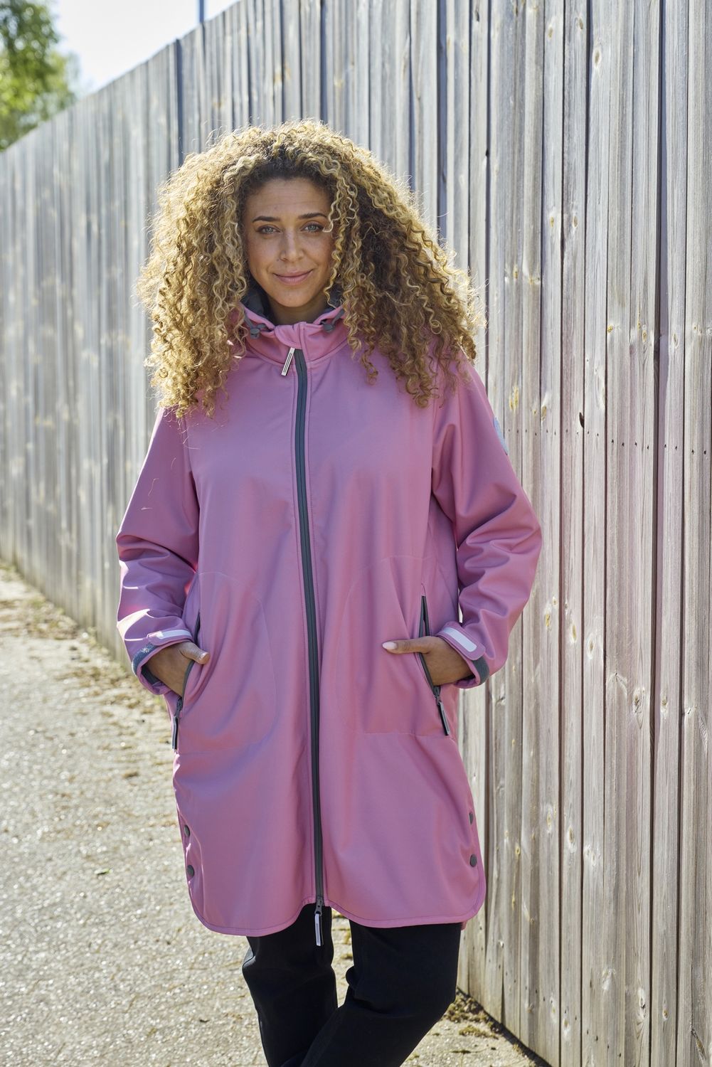 Zh-Della 1158-Jacket L/S pink orchid