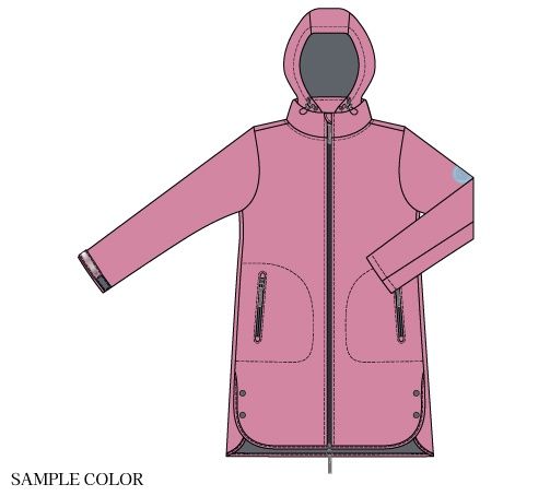 Zh-Della 1158-Jacket L/S pink orchid