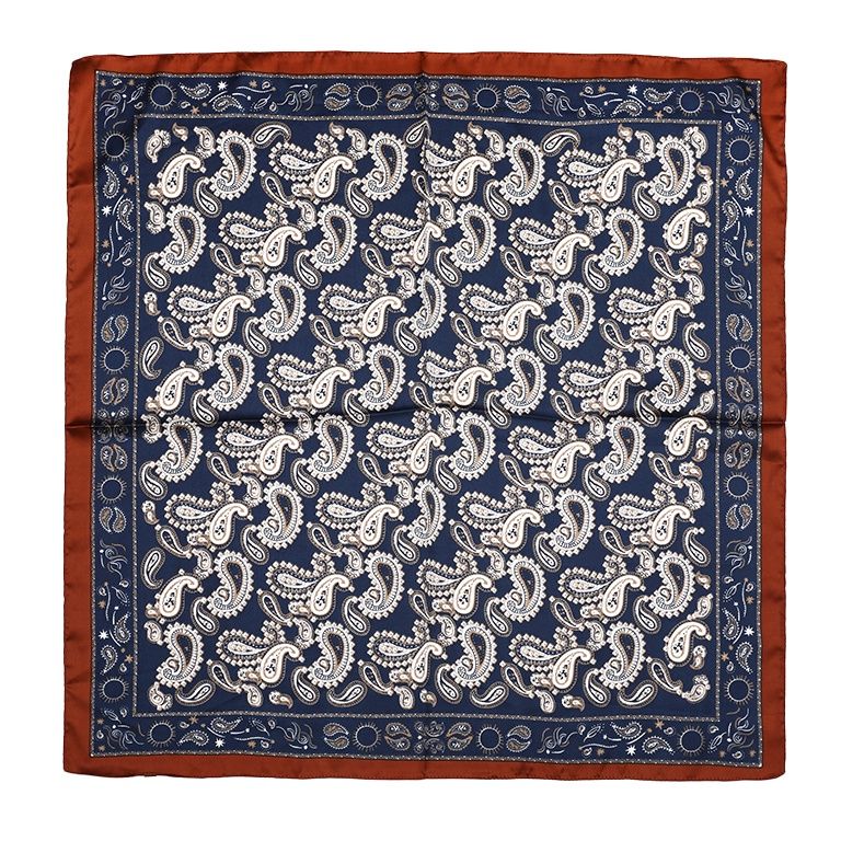 Bandana paisley navy
