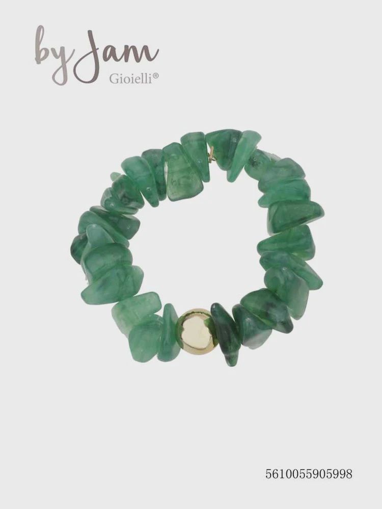 Armband - groen - steentjes