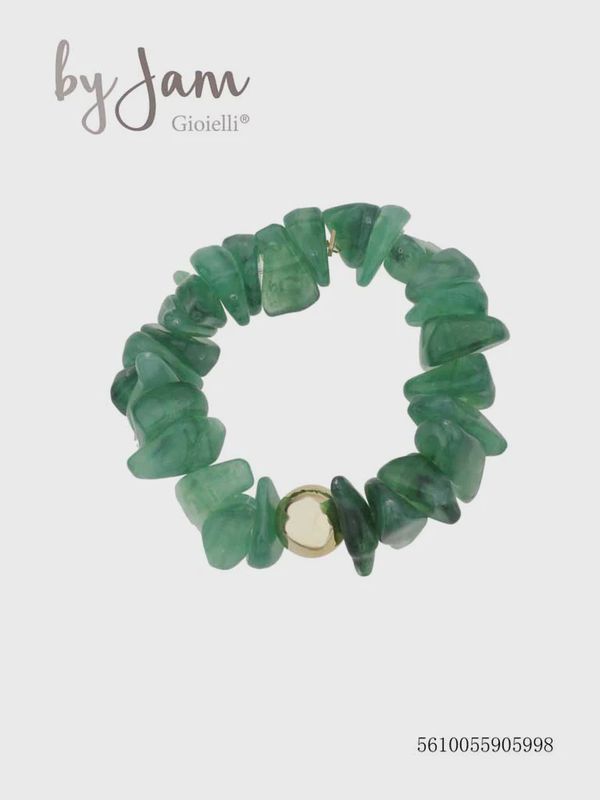 Armband - groen - steentjes
