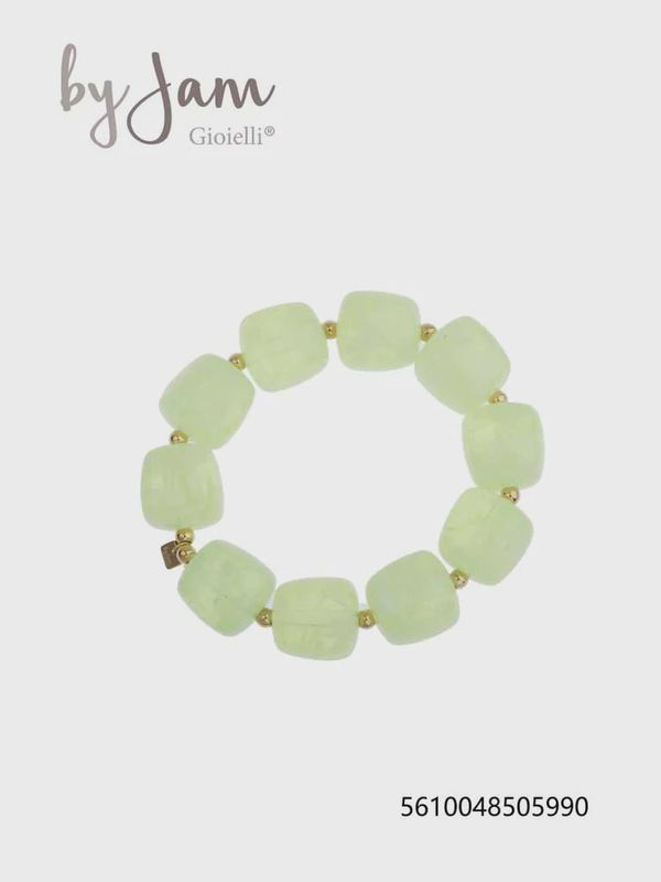 armband - blokjes lime