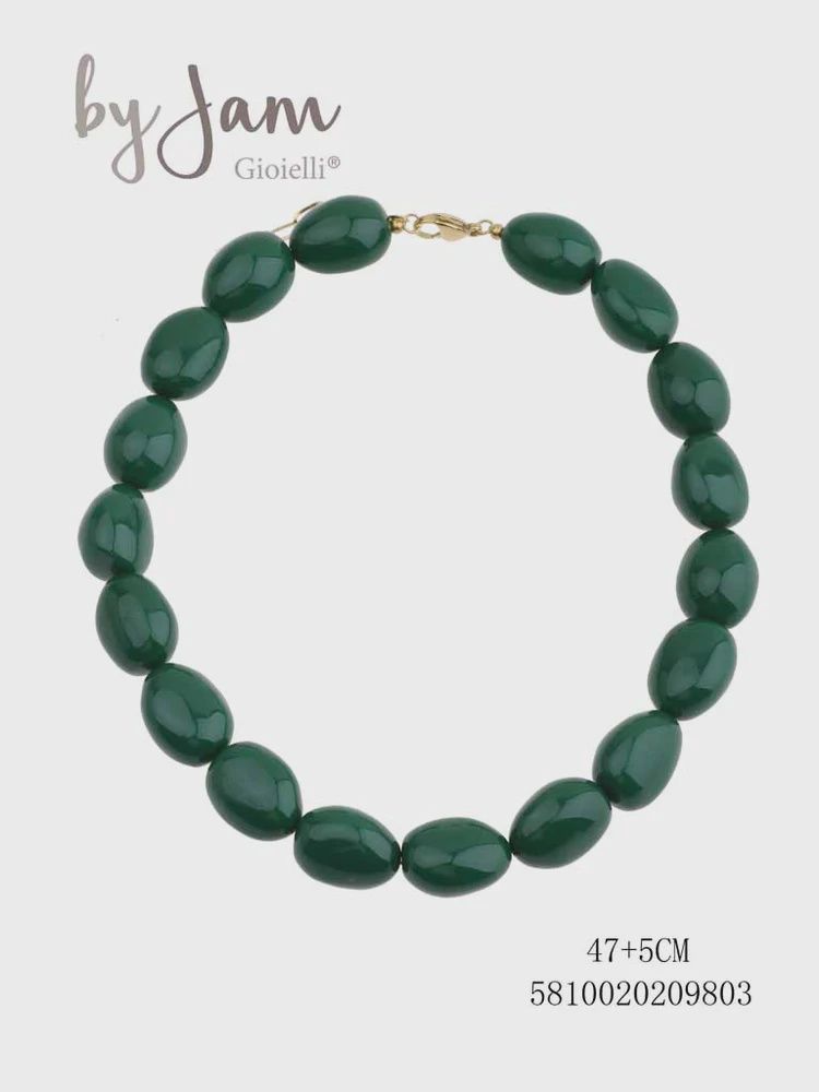 Ketting - smaragdgroen - bol