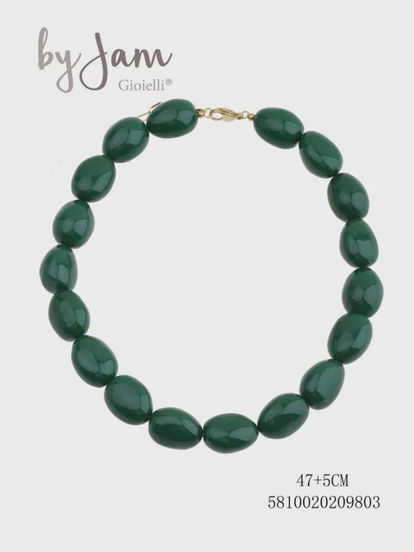 Ketting - smaragdgroen - bol