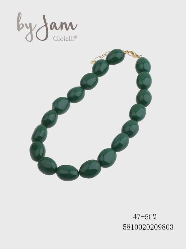 Ketting - smaragdgroen - bol