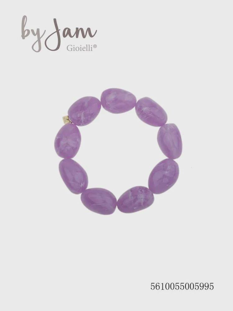 armband - lila marble