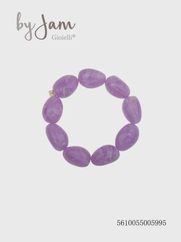 armband - lila marble