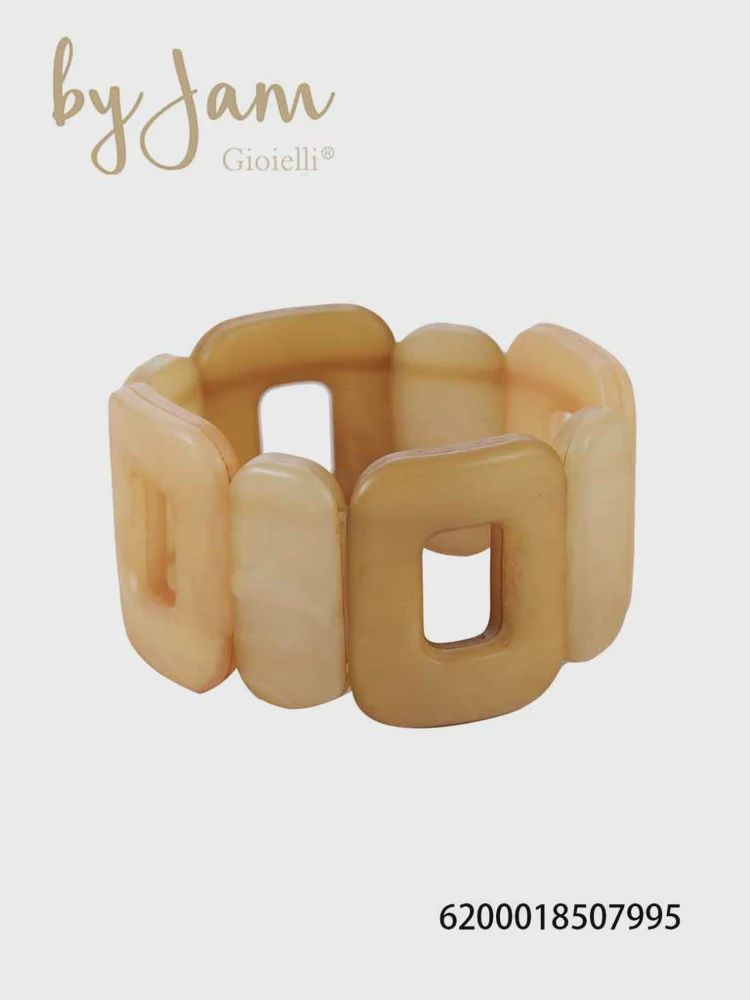 armband - doorkijk mat - beige