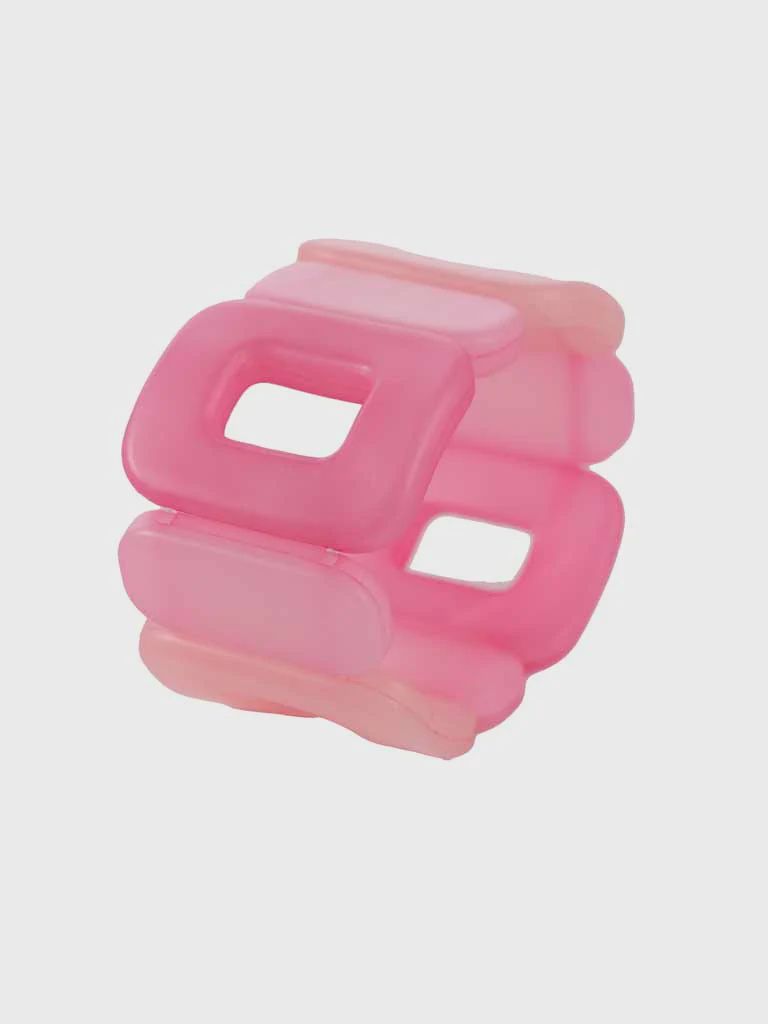 armband - doorkijk mat - roze