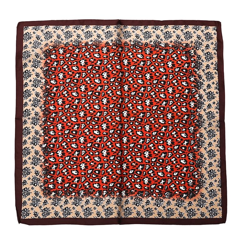 Bandana bruin/oranje