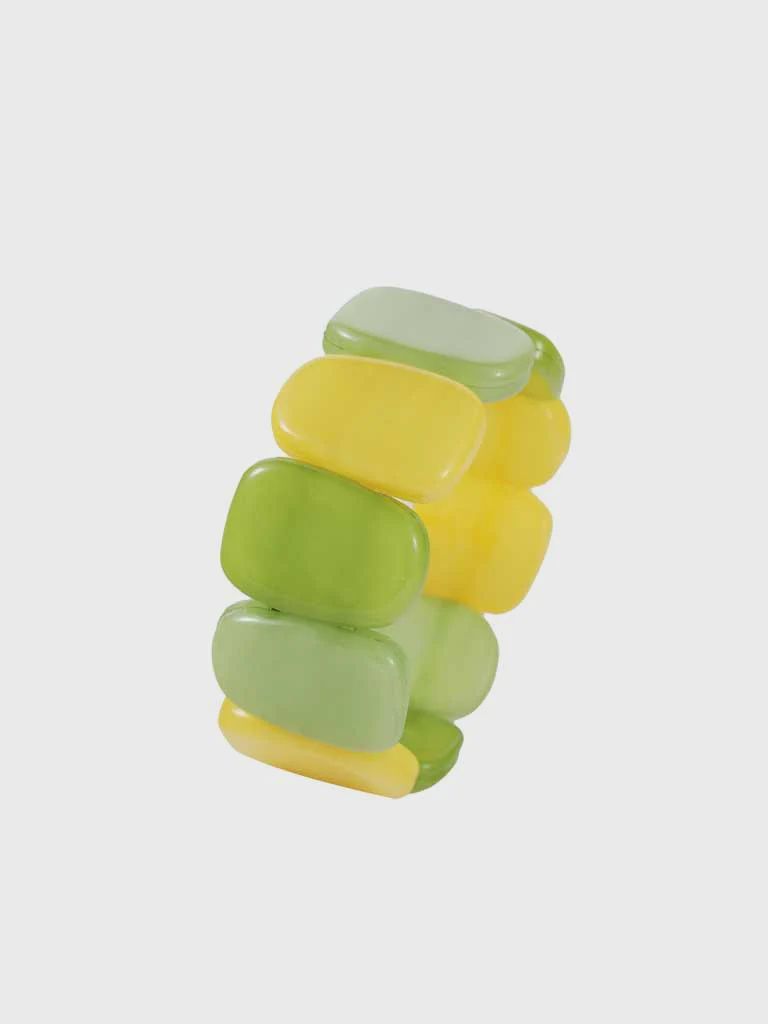 armband - groen geel