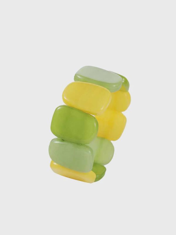 armband - groen geel