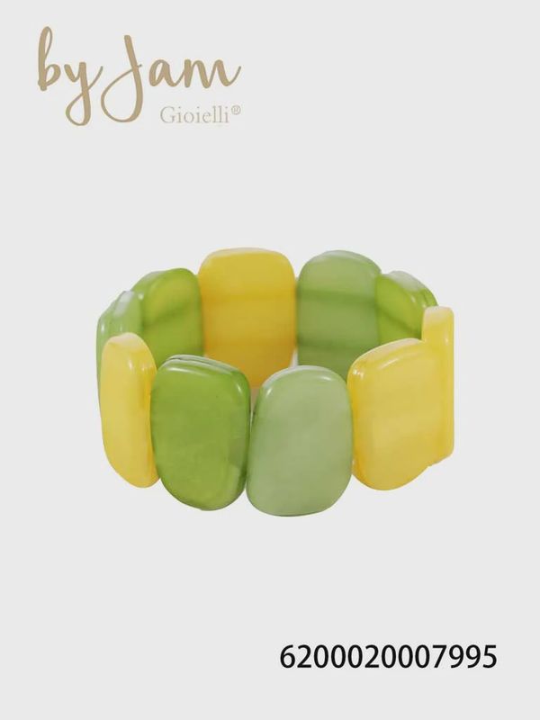 armband - groen geel