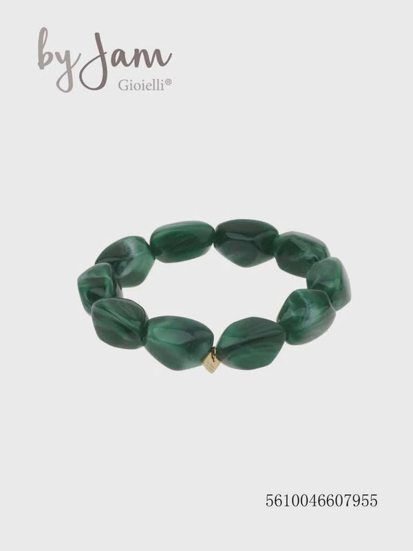 armband - steen smaragdgroen