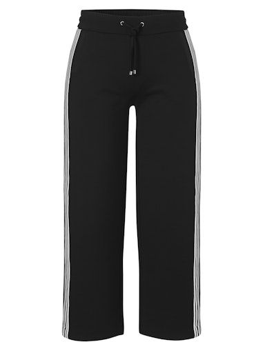 Broek zwart met streep