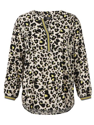 Blouse vlek zwart geel