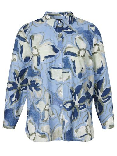 Blouses blauw multi