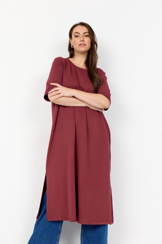 WA-SABINA 106 dress oxblood red