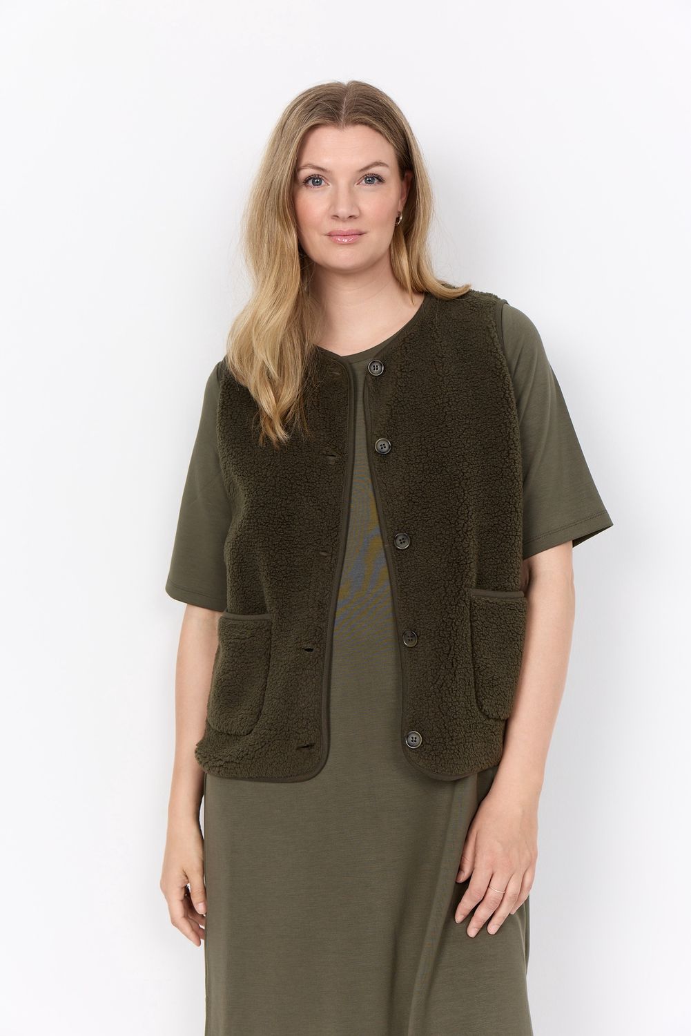 WA-NETTIE 3 waistcoat forest night