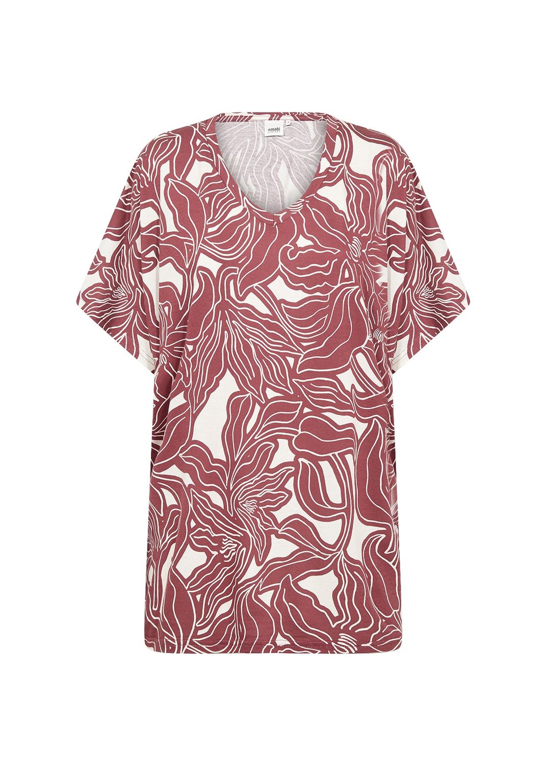 WA-ANTILLA 1 shirt oxblood red