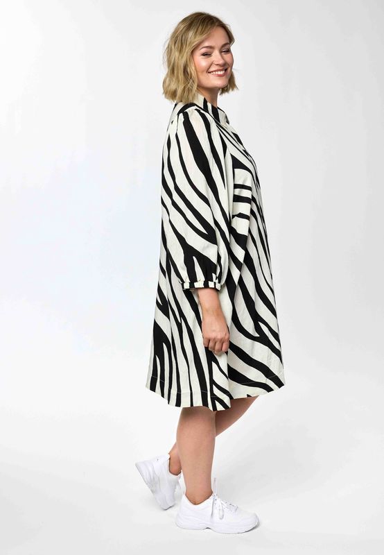 GWilma Dress Black/Offwhite