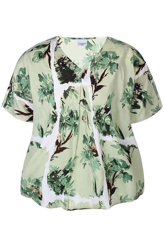 Zh-Elisa 1281-Blouse S/S Cactus green