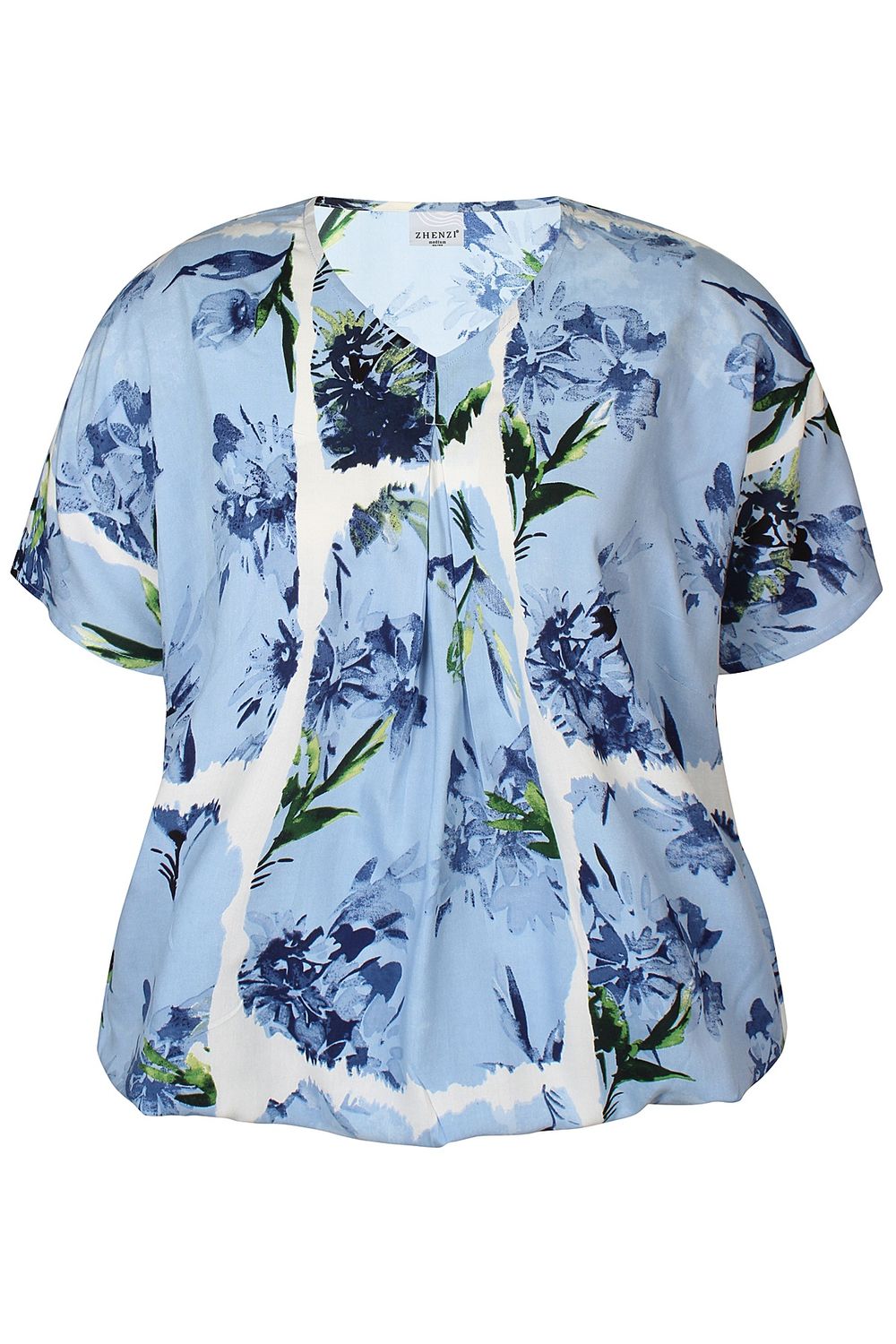 Zh-Elisa 1281-Blouse S/S Sky way