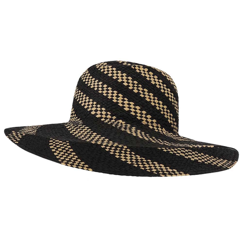 Zonnehoed zand/zwart