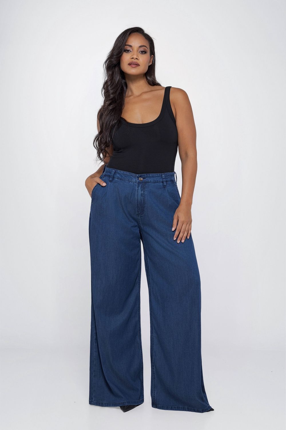 DAKOTA Grace Blue - Wide Leg L. 32