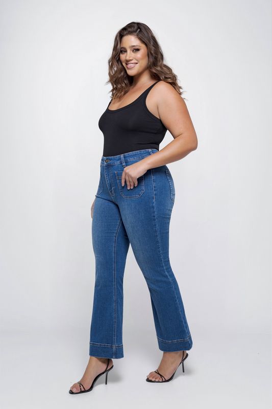 BOBI Monroe Blue – Flared L. 32