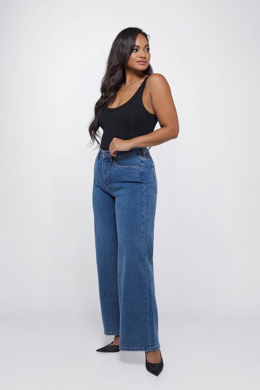 DENVER Shore Blue - Wide Leg L. 32
