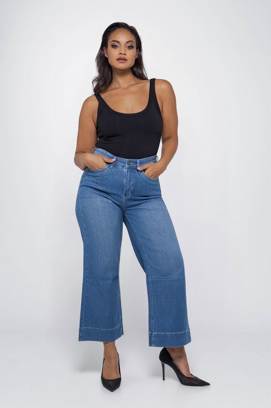 DIXI Monroe Blue - Wide Leg L. 29