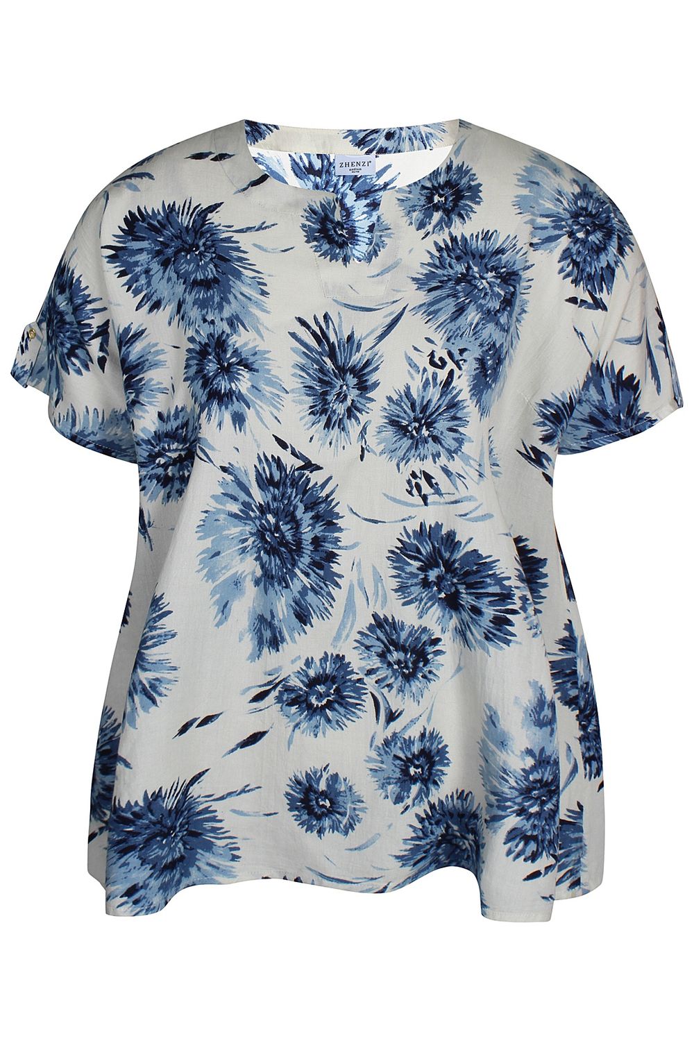 Zh-Frida 1308-Blouse S/S navy