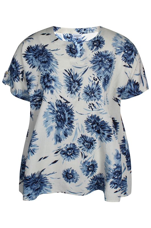 Zh-Frida 1308-Blouse S/S navy