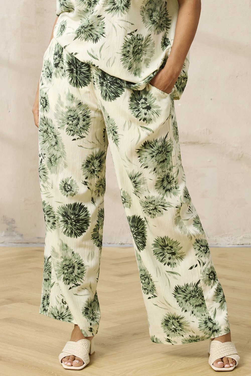 Zh-Frida 1310-Pants cactus green