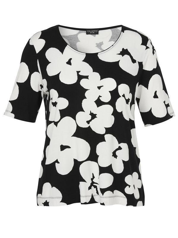 T-Shirt KM zwart ecru 2612709