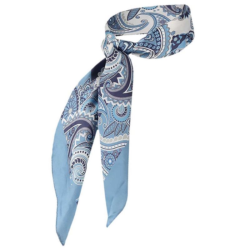 Bandana paisley blauw