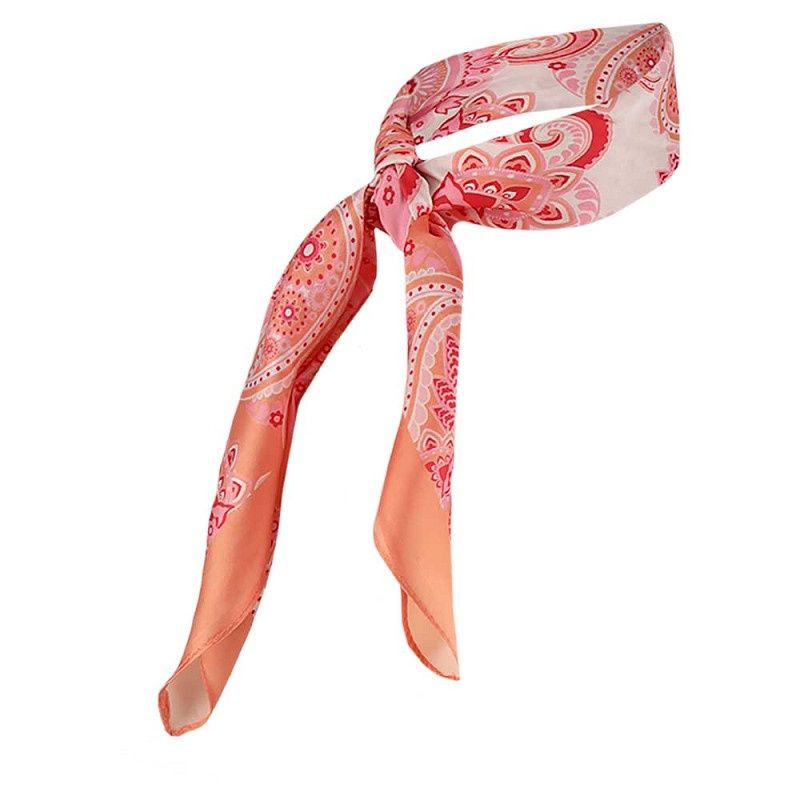 Bandana paisley roze
