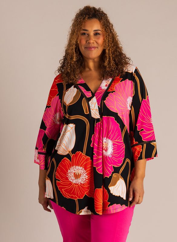 Manouk Black Multi Colour