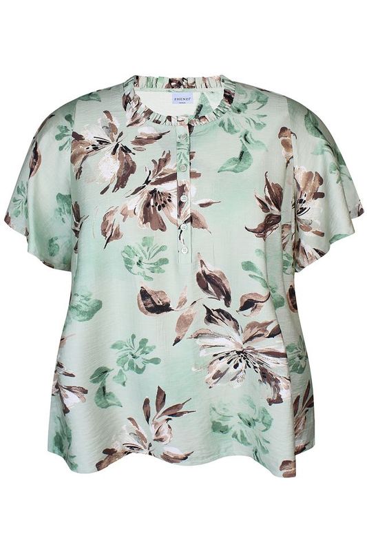 Zh-Freya 1301-Blouse S/S Cactus green