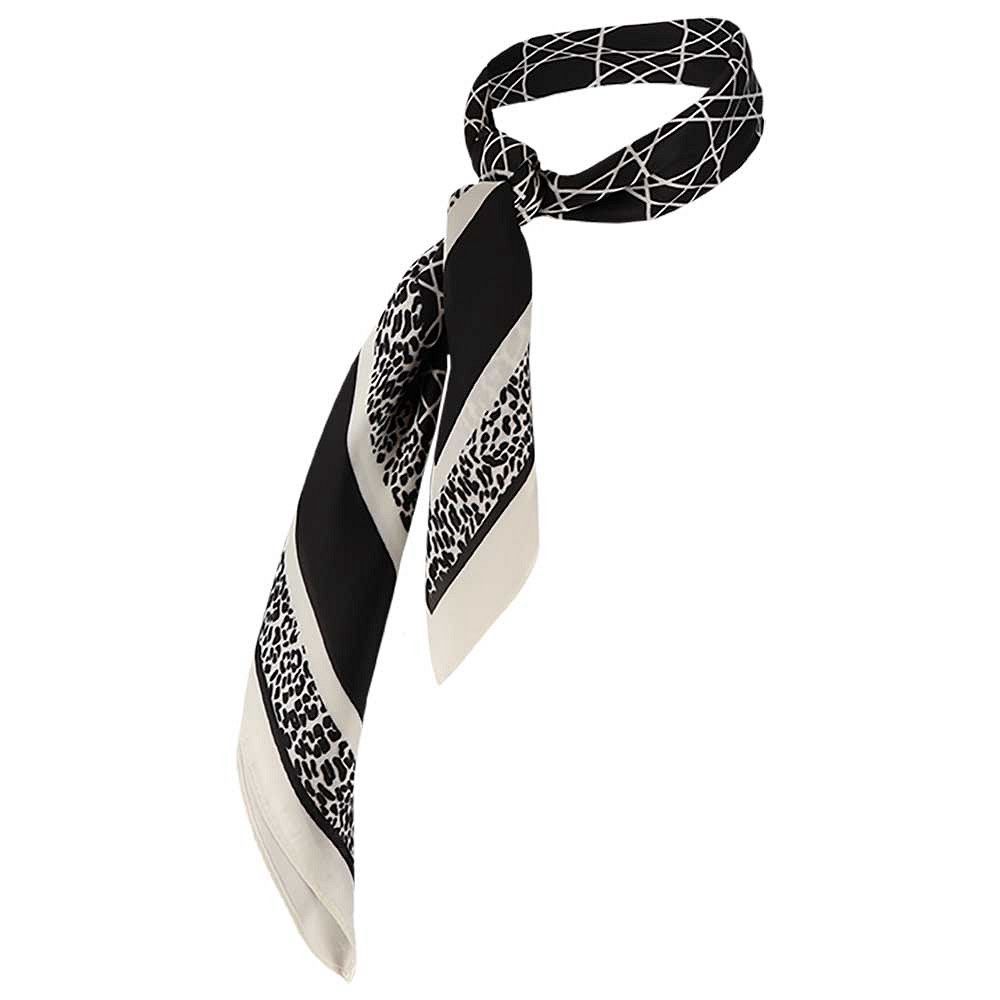 Bandana zwart streepjes