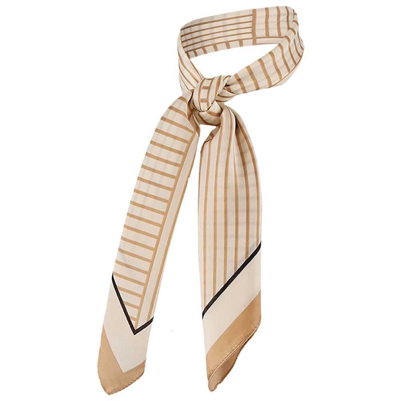 Bandana streep taupe
