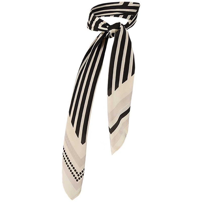 Bandana black off white